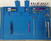 Table repair tools with scale table top pad tool pad table glue repair work pad desktop rubber pad