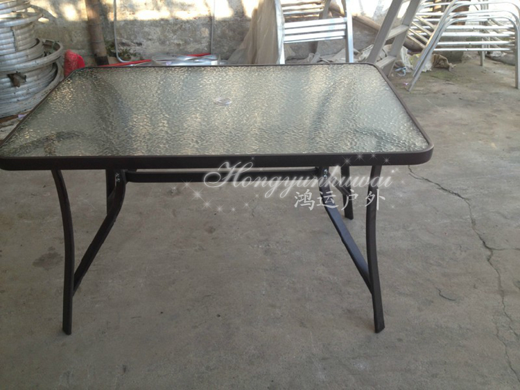 Bàn ghế ngoài trời patio ghế giải trí bàn ghế trong nhà và ngoài trời nhôm đồ nội thất sân vườn ô bàn ghế kết hợp bàn ghế ghế giả mây ngoài trời
