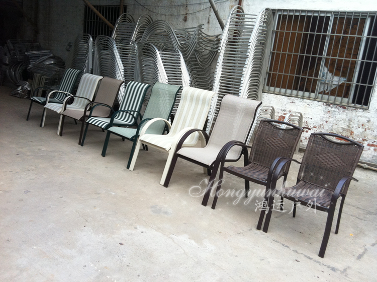 Bàn ghế ngoài trời patio ghế giải trí bàn ghế trong nhà và ngoài trời nhôm đồ nội thất sân vườn ô bàn ghế kết hợp bàn ghế ghế giả mây ngoài trời