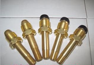 All copper propane gas meter connector (connecting rod)