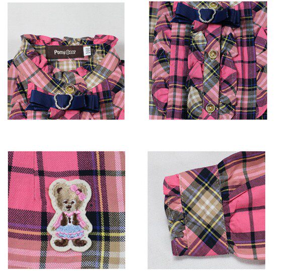 Chemise fille POM BEAR à manche longue - Ref 2086077 Image 8