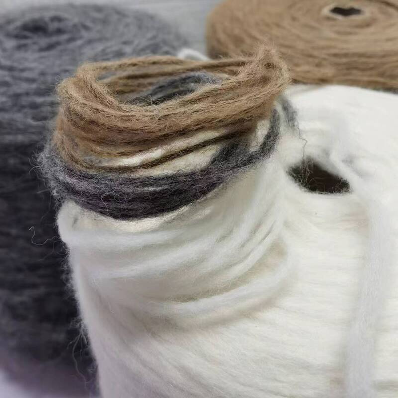 Italian Imported Filitaly Original Barreled Alpaca Wool Medium-Thick Hand-Knitted Cashmere High-Quality Soft and Warm Autumn and Winter Coat