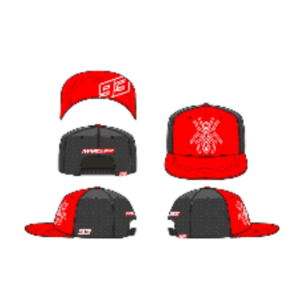 Тюнинг мотоцикла mm93马奎斯联名款motogp摩托车户外遮阳帽防晒帽时尚潮鸭舌帽男士 No brand