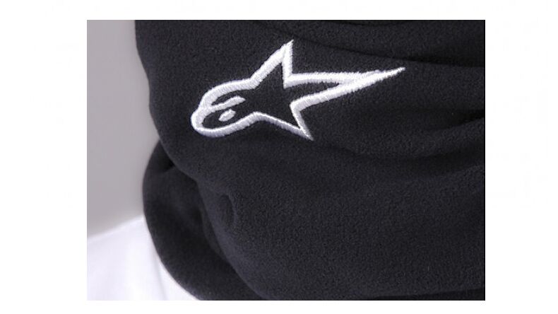 Ý Một ngôi sao alpinestars đi xe máy cổ áo lông cừu thêu ấm áp mùa thu và mùa đông cổ áo chống gió - Xe máy Rider thiết bị miếng đệm đầu gối