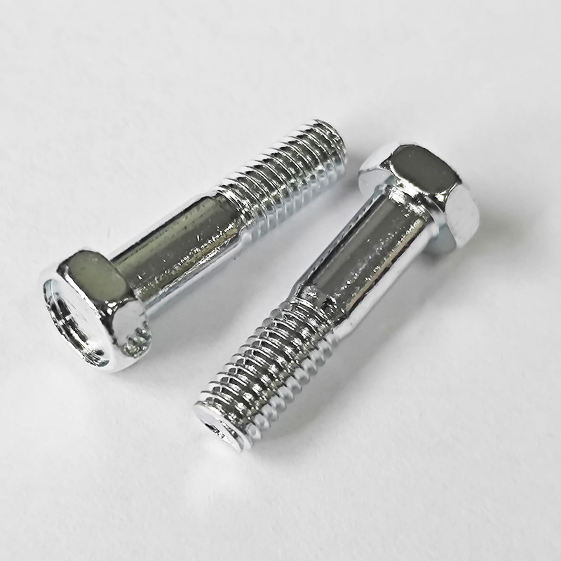 Non-Standard Carbon Steel White Zinc Concave Head External Hex Bolt, Standard Concave Head 4.8 Grade Screw, Half-Thread Screw M5*20 Non-Standard Carbon Steel White Zinc Concave Head External Hex Bolt, Standard Concave Head 4.8 Grade Screw, Half-Thread Screw M5*20