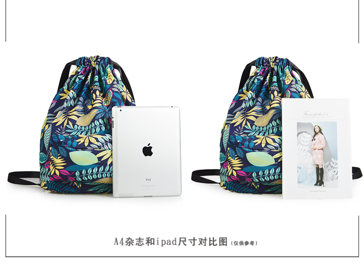 Không thấm nước DrawString Ba lô Ba lô Unisex Nhẹ Túi thể thao Du lịch Thể thao ngoài trời Túi dây rút balo nam du lịch