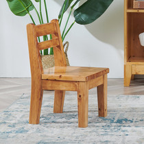 Chinese style full solid wood children student dining chair small bench complete with wooden stool brief study leaning back chair Berwood furniture