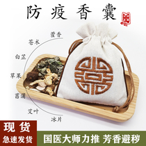 Traditional Chinese medicine anti-infection and epidemic prevention sachet Portable baby sachet Childrens halter neck Ageratum angelica Aiye Dragon Boat Festival sachet