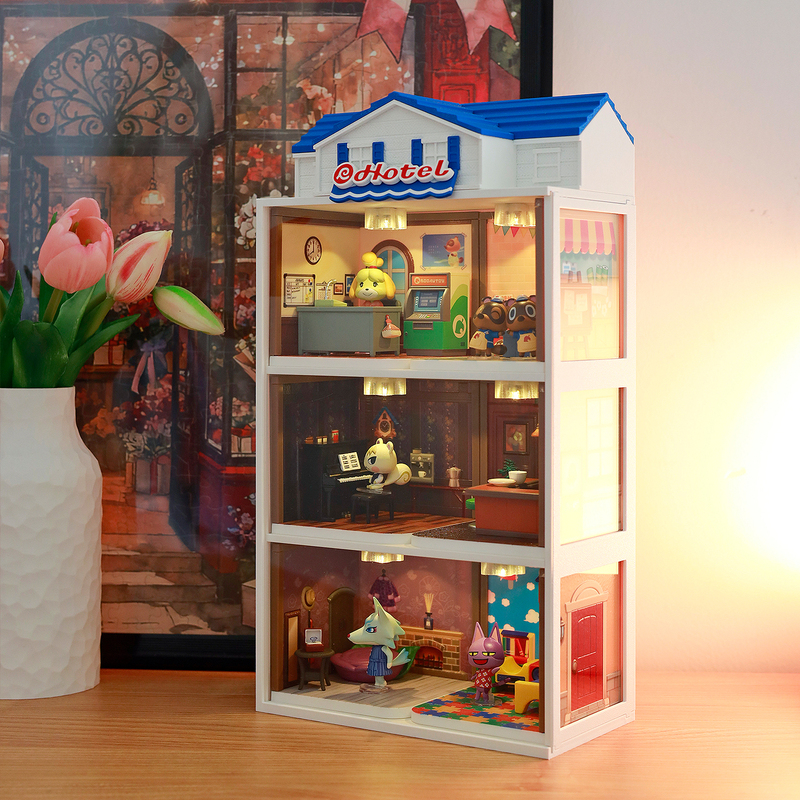 Exclusive Animal Crossing Blind Box House Display Cabinet Storage Box Exclusive Animal Crossing Blind Box House Display Cabinet Storage Box