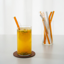 moodboard glass straw retro transparent heat-resistant high temperature pregnant women children Environmental Health straws