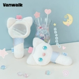 Портативное плюшевое зеркало VANWALK Fruit Power, дорогое подарочное портативное зеркало для макияжа для женщин