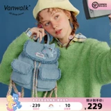 Vanwalk Lucky House Niche Design Girl рюкзак новогодний свет путешествует маленькая сумка для рюкзака