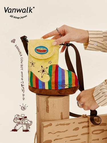 Джинсовые ретро ботинки, кукла, сумка через плечо, плюшевая сумка на одно плечо, небольшая сумка, подарок на день рождения