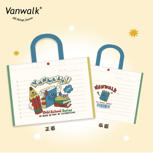 VanWalk [настройка бренда] Симпатичная коллекция сумки для покупок с компонентами Портативная сумка