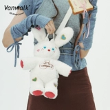 Милый плюшевый мультяшный кролик, кукла, рюкзак, сумка через плечо, ранец, подарок девушке