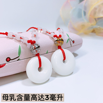 Baby breast milk safety buckle pendant breast milk fetal hair souvenir fetal hair necklace newborn pendant weaning souvenir