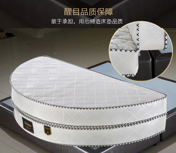 Tatami nệm gấp vòng tròn đôi dừa nệm lò xo 2m tròn mủ Simmons Giường Nệm - Nệm everon giảm giá