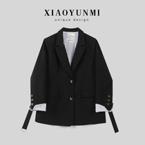 Xiaoyunmi 2022 spring and autumn new suit Zhou Yutong same style chic fashion female design sense niche commuter suit