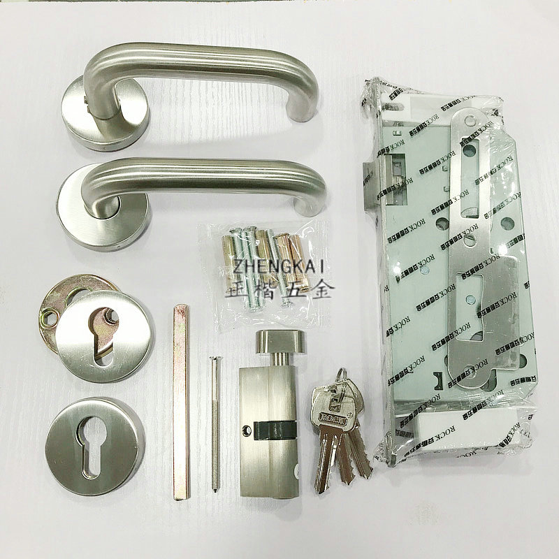 Anhengtong ROCK Anheng fire lock Eurostyle lock body stainless steel office door lock 80003 6072N 70C