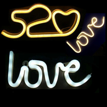Floral Neon Light LED520 Colored Lights Flowers Decorate Lve Bouquet Packaging Material Gift Box Birthday Cake Flower Shop