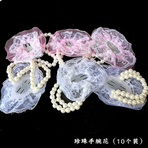 Bride Pearl Wrist Flower Pearl Wrist Flower Wedding Accessories Wedding Accessories Wedding Supplies Flower Shop Materials