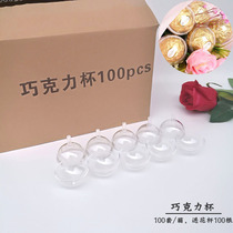 Chocolate Cup torso box flower packaging tool florist festival supplies bouquet packaging material flower pole