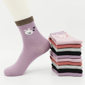 5-10双袜子女韩版中筒秋季春秋款