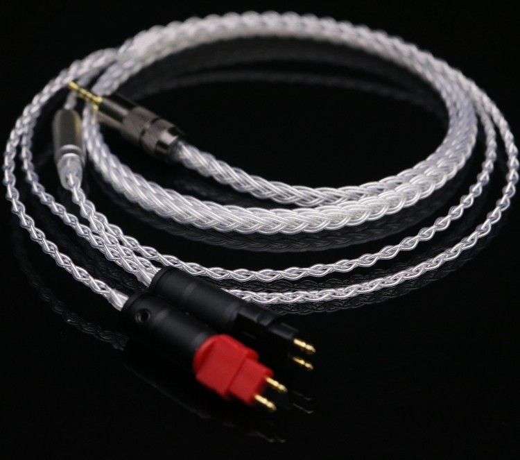 Imported 8-core sterling silver HD580 600 650 700 800s HD660s headphone upgrade line 4 4 ​​balance line