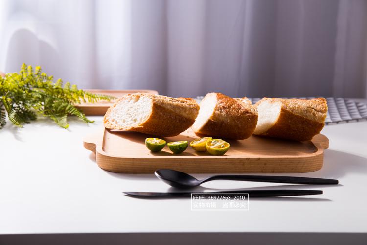 Phong cách nhật bản khay gỗ khay gỗ rắn phẳng hình chữ nhật gỗ sồi tấm món ăn phương tây món ăn snack ăn sáng bộ đồ ăn khay đựng hoa quả bằng gỗ