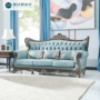 da phong cách phòng sofa sống Agile Geou sau khi lớp đầu tiên của Mỹ sofa da ánh sáng hiện đại F118 nội thất sang trọng - Ghế sô pha sofa bệt