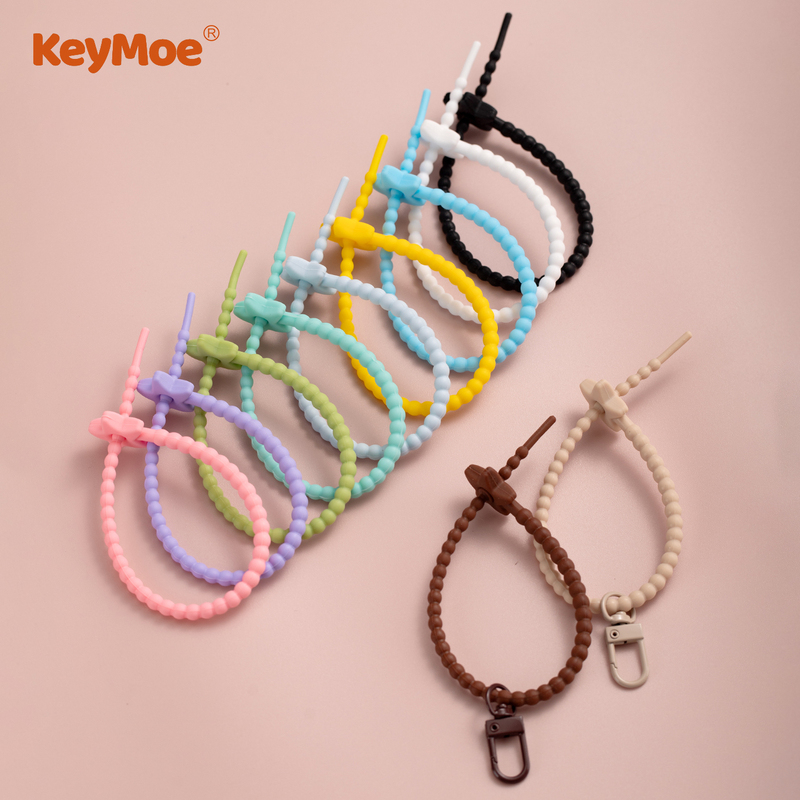 22cm Bag Silicone Lanyard Doll Adjustable Car Hanging Accessory String DIY Accessories Doll Ring Buckle