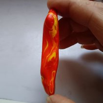 Inner Mongolia Alxa strange stone Ayu Gobi stone big beach opaque color chicken blood stone raw stone two-color material real shot