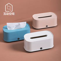 Nordic light luxury tissue box simple home creative toilet multifunctional living room coffee table napkin storage paper box