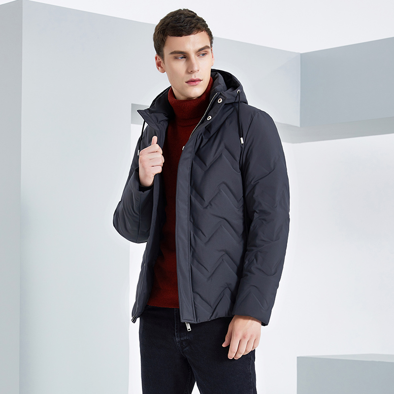 高梵 19年新款 男式连帽羽绒服 聚划算+天猫优惠券折后￥249包邮（￥499-250）3色可选