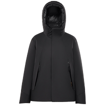 (Govan Black Gold Goose Down Jacket) Wind Shell 4 0 Five Points Outdoor Down Jacket for Men and Women 2024 New Short Style Winter