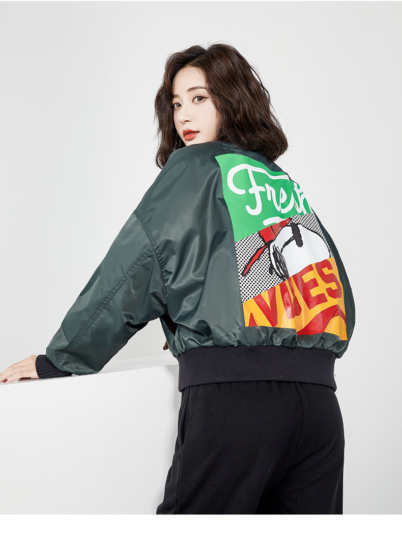 高梵&史努比联名款 双面可穿 飞行员夹克羽绒服 图11