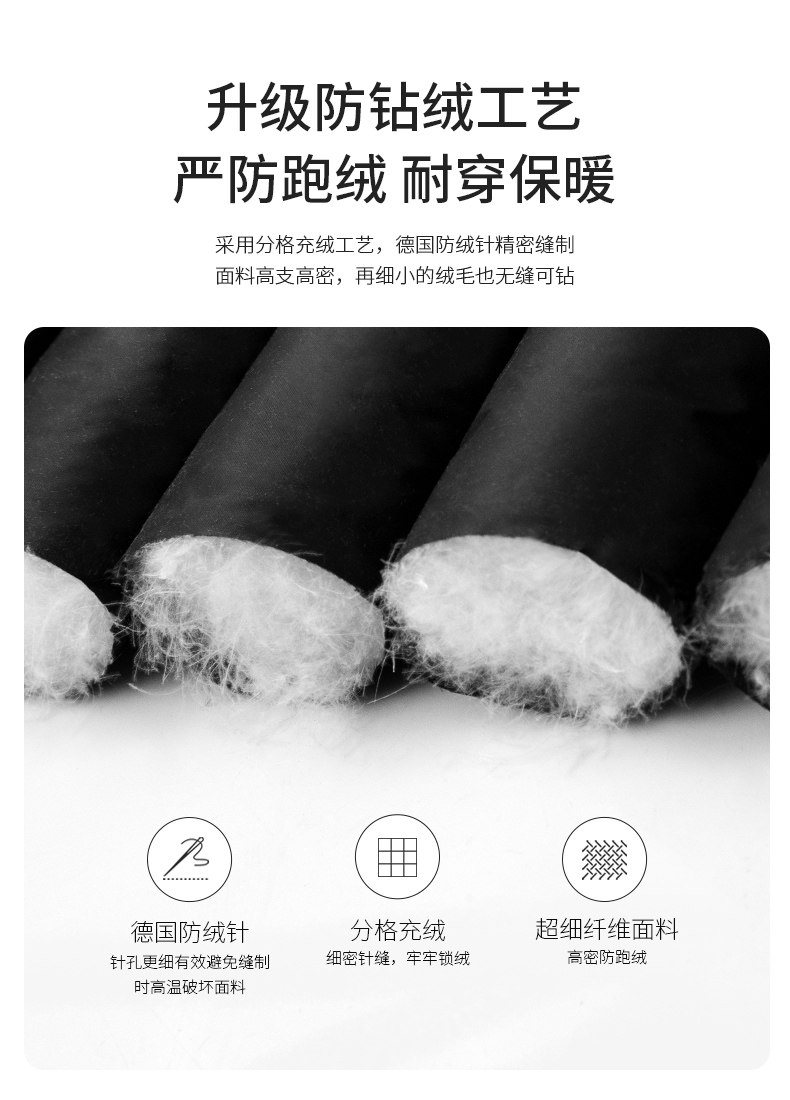 高梵 女士 90白鸭绒 时尚轻薄羽绒马甲 图5