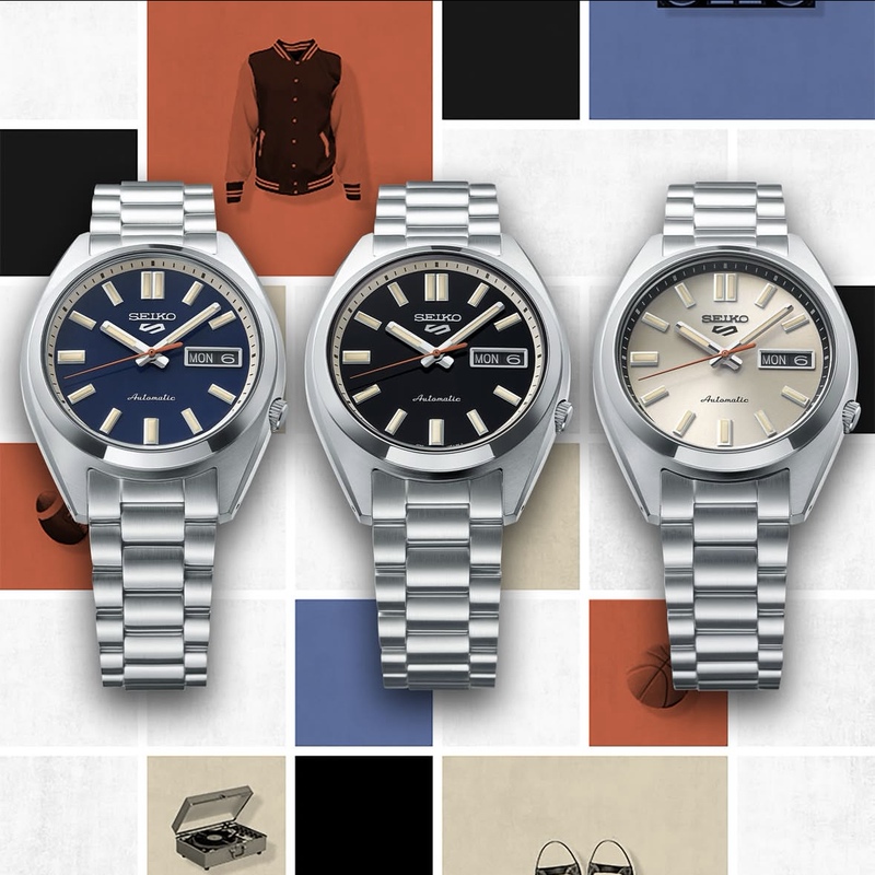 Seiko Seiko No. 5 Fully Automatic Mechanical Luminous Retro Chinese Character Day Watch Srpk87 Srpk89 Srpk91