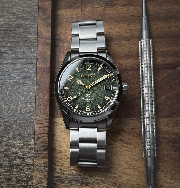 Seiko Seiko Outdoor Mountaineering Spb155J1 Mechanical Men's Watch Mountaineering Sports Waterproof Watch Green Dial