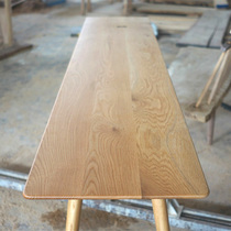 White oak log furniture one-plate desk plate bookshelf Bar Board customized solid wood wardrobe partition table panel