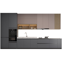 Gold Medal Kitchen Cabinet Open Kitchen Overall Cupboard Custom Home Kitchen Cabinet Quartz Stone Countertops Multifunctional Hearth Cabinet