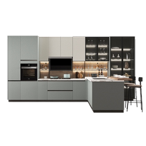 Gold Medal Kitchen Cabinets Kitchen Cabinets Customized Overall Kitchen Quartz Stone Countertops Home Simple Kitchen Cabinets Customized Decoration