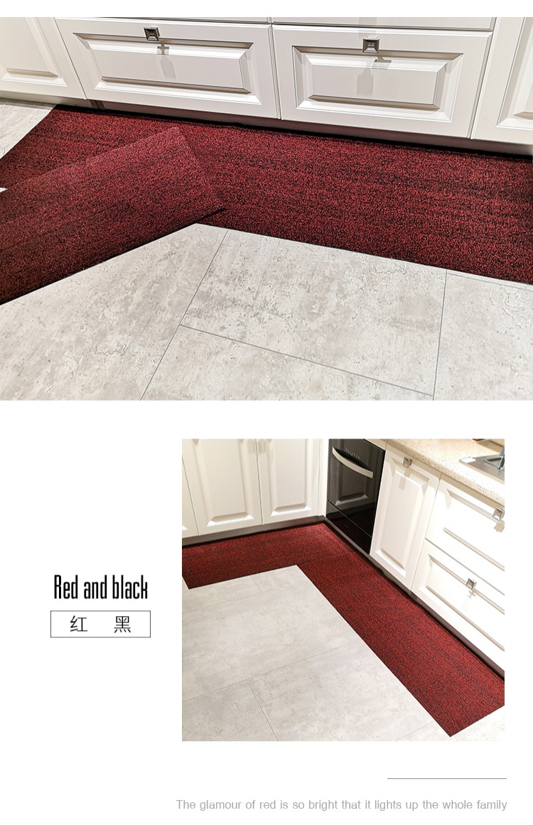 Thảm nhà bếp Bắc Âu thấm dầu chống trượt dải dài matney cửa lụa mat cửa nhà thảm thảm lót sàn cho bé