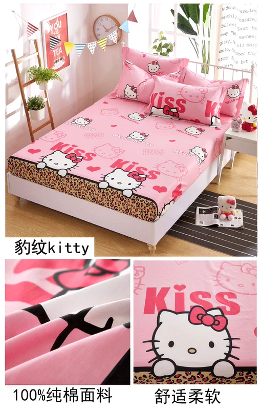Một mảnh giường trẻ em trượt 1,2 triệu bông phim hoạt hình bedspread bông 1,5m 1,8 Li mỏng mat tùy chỉnh bảo vệ tay - Trang bị Covers Ga phủ giường là gì