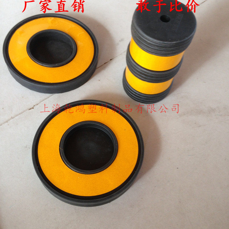 Power plant Eagle frame steel pipe rubber pad steel pipe rubber pad frame pipe floor pressure pad steel pipe anti-collision cap rubber sleeve