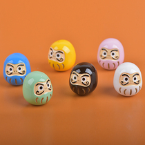 Li Chade Japan imported Tu Dharma furniture ornaments resin material Japanese jewelry open blessing dolls