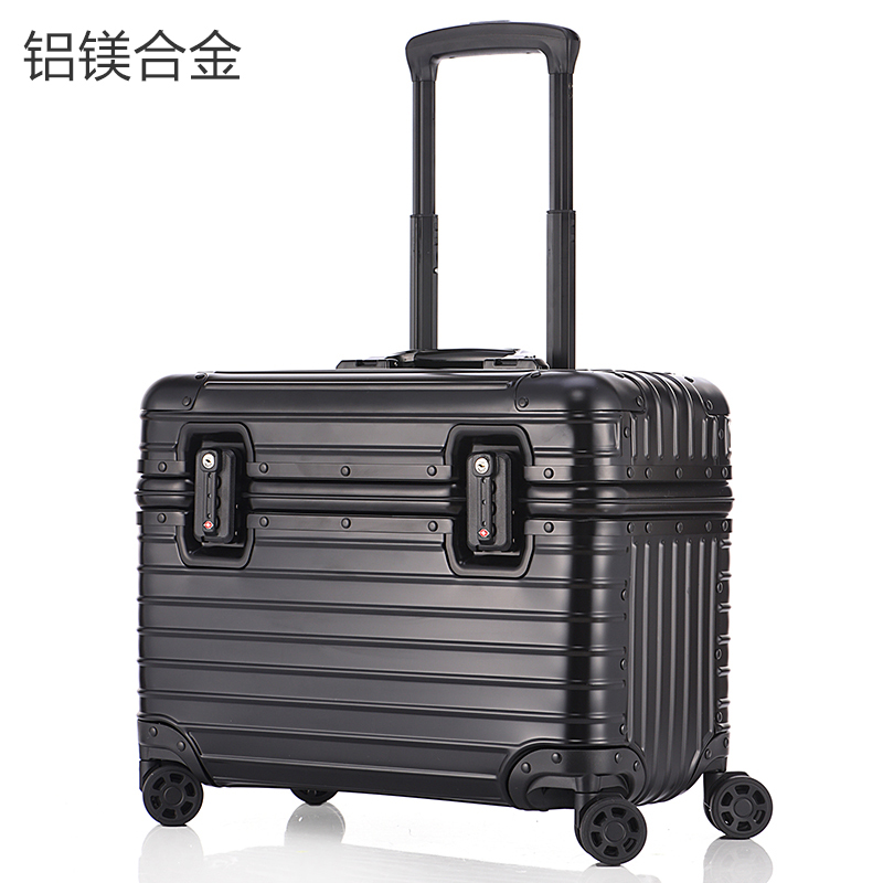 All-aluminum-magnesium alloy trolley case camera travel case photography case universal wheel men and women luggage boarding case captain case