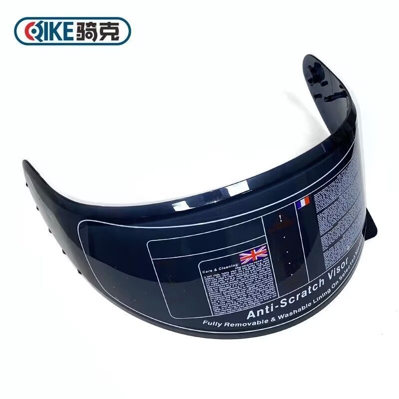 Qike111 Full-Face Helmet Special Motorcycle Transparent Black Color High-Definition Lens Does Not Include Helmet