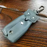 Темно -серый заголовок кожи