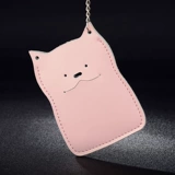 Кожаный картхолдер, мультяшная сумка через плечо, чехол для проездного, мужской автобус, «сделай сам», из натуральной кожи